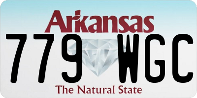 AR license plate 779WGC