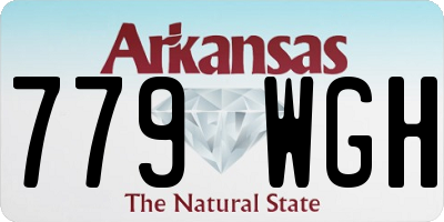 AR license plate 779WGH