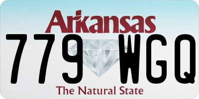 AR license plate 779WGQ