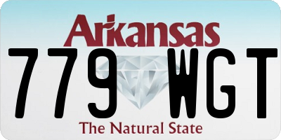 AR license plate 779WGT