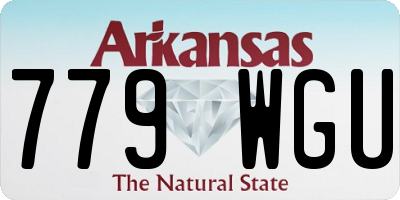 AR license plate 779WGU