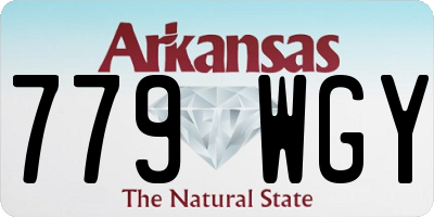 AR license plate 779WGY