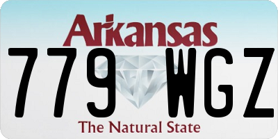 AR license plate 779WGZ