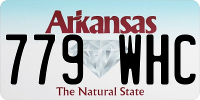 AR license plate 779WHC