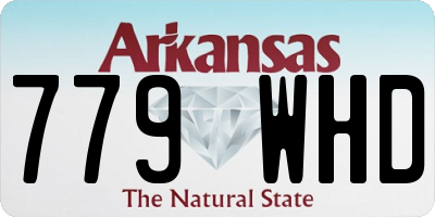 AR license plate 779WHD