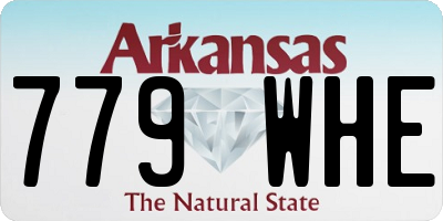 AR license plate 779WHE