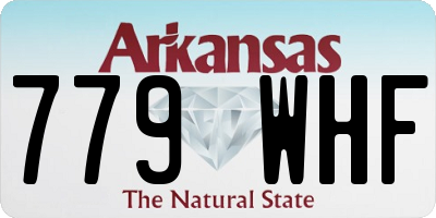 AR license plate 779WHF