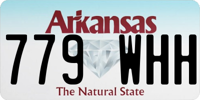 AR license plate 779WHH