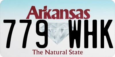AR license plate 779WHK