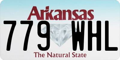 AR license plate 779WHL