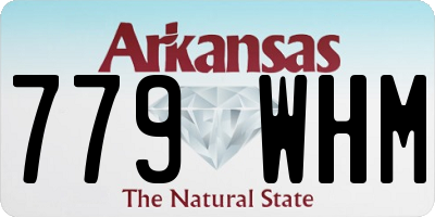AR license plate 779WHM