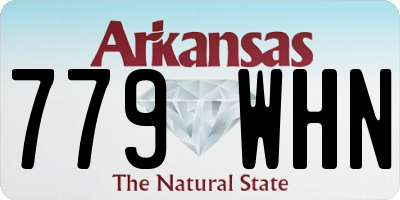 AR license plate 779WHN