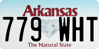 AR license plate 779WHT