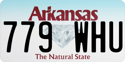 AR license plate 779WHU