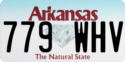 AR license plate 779WHV