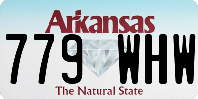 AR license plate 779WHW