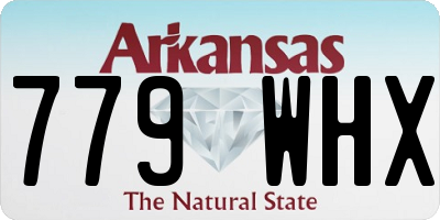 AR license plate 779WHX