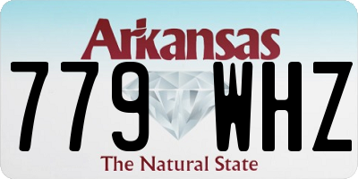 AR license plate 779WHZ