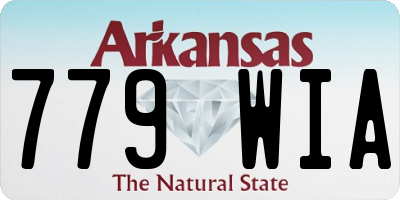 AR license plate 779WIA