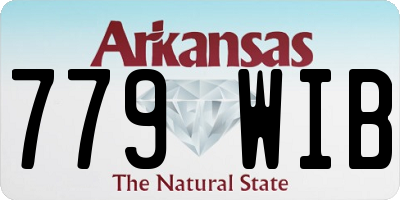 AR license plate 779WIB