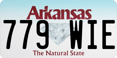 AR license plate 779WIE