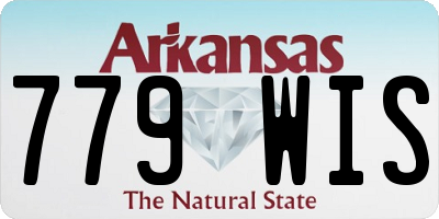 AR license plate 779WIS