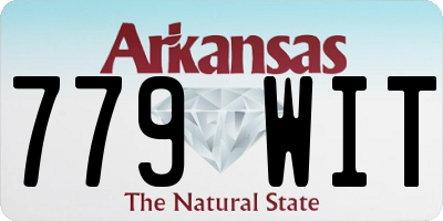 AR license plate 779WIT