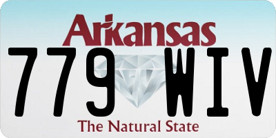 AR license plate 779WIV