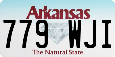 AR license plate 779WJI