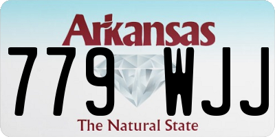 AR license plate 779WJJ
