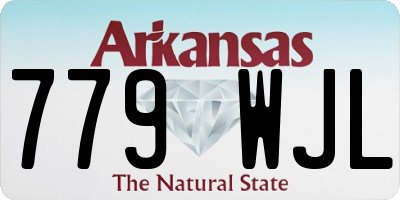 AR license plate 779WJL