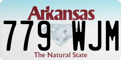 AR license plate 779WJM