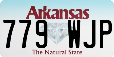 AR license plate 779WJP