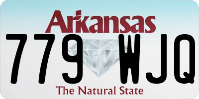 AR license plate 779WJQ