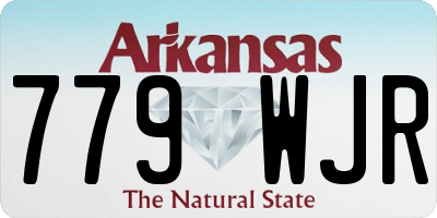 AR license plate 779WJR