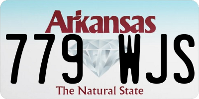 AR license plate 779WJS