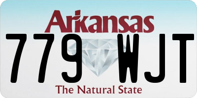 AR license plate 779WJT
