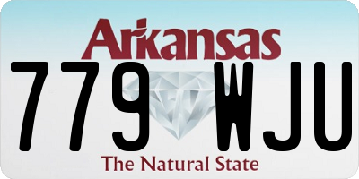 AR license plate 779WJU