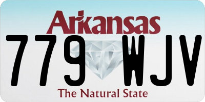 AR license plate 779WJV