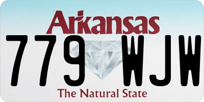 AR license plate 779WJW