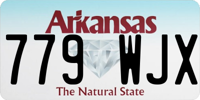 AR license plate 779WJX