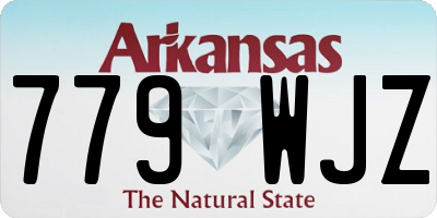 AR license plate 779WJZ