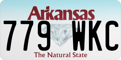 AR license plate 779WKC