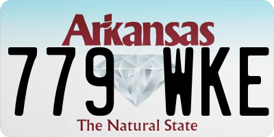 AR license plate 779WKE