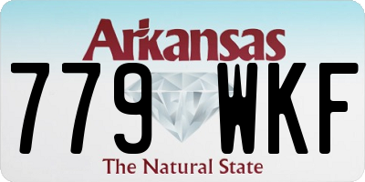 AR license plate 779WKF