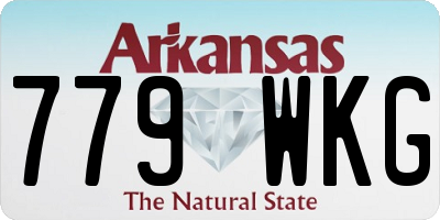 AR license plate 779WKG