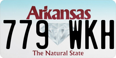 AR license plate 779WKH