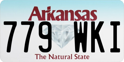 AR license plate 779WKI