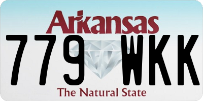 AR license plate 779WKK