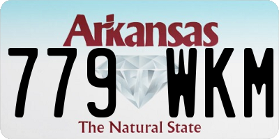 AR license plate 779WKM